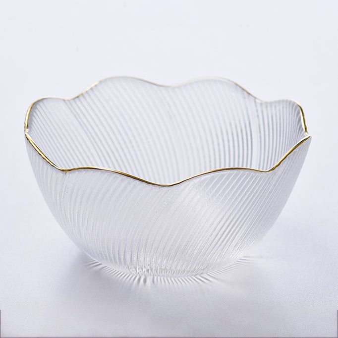 Wavy Glass Side Bowl - Bowl, soup bowl, ceramic bowl, snack bowls, curry bowl, popcorn bowls | Bowls for dining table & home decor
