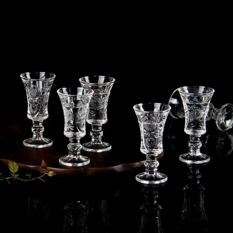 Designed Small Stemmed Glass Set of 2 