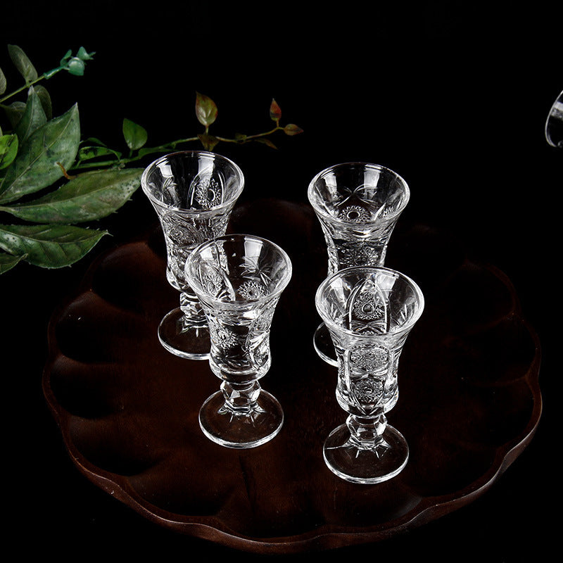 Designed Small Stemmed Glass Set of 2 
