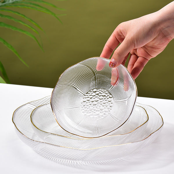 Glass Salad Plate