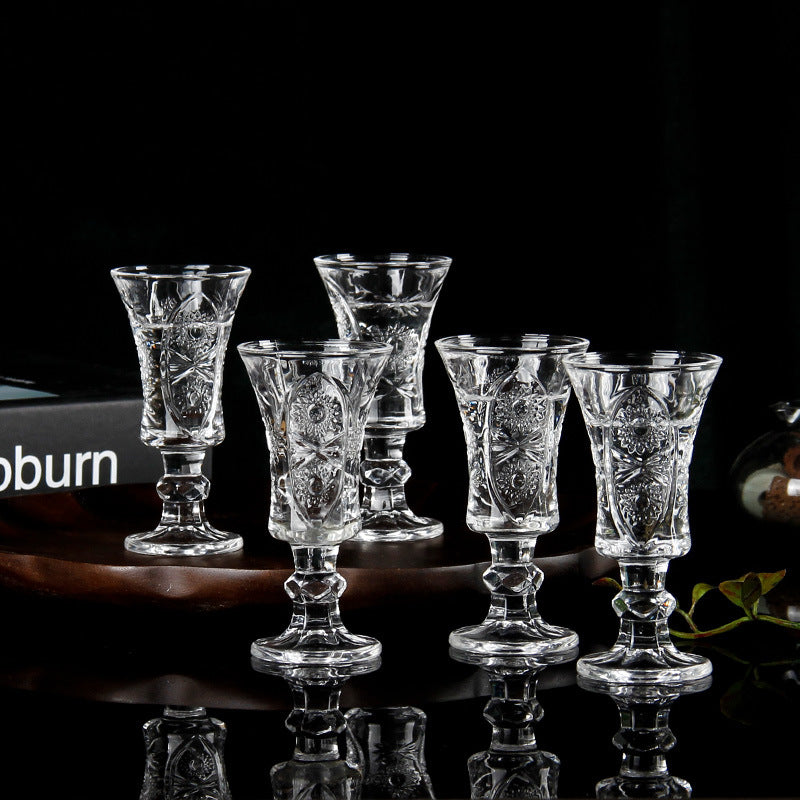 Designed Small Stemmed Glass Set of 2 