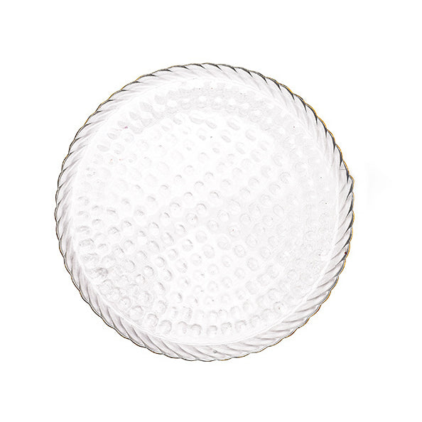 Glass Snack Plate - Serving plate, snack plate, dessert plate | Plates for dining & home decor