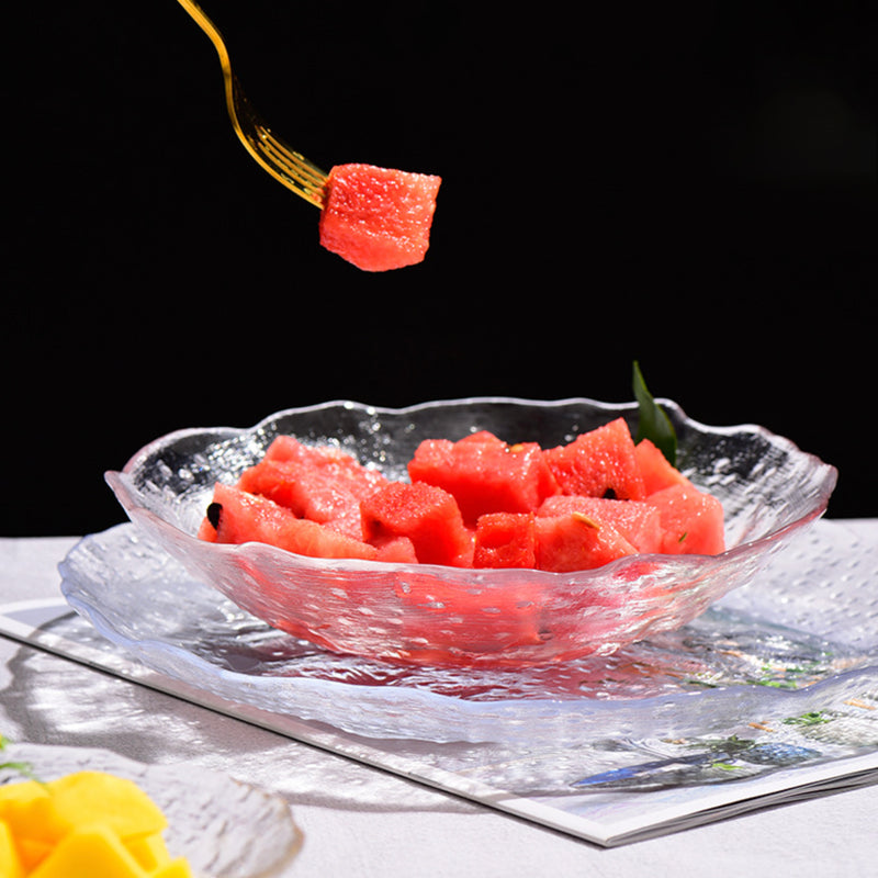 Modern Textured Plate and Bowl Set of 3