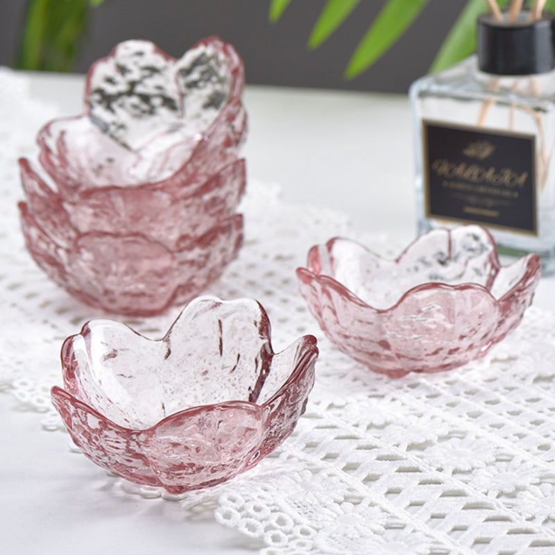 Sakura Styled Glass Dip Bowl Set of 2 - Bowl, ceramic bowl, dip bowls, chutney bowl, dip bowls ceramic | Bowls for dining table & home decor 
