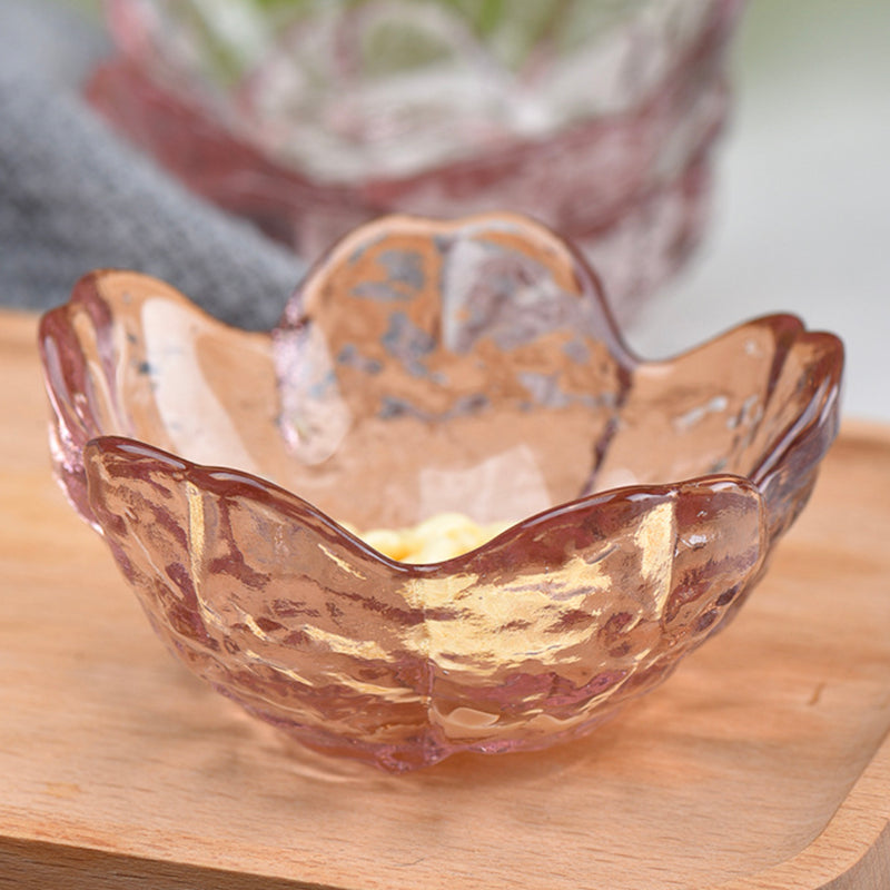 Sakura Styled Glass Dip Bowl Set of 2 - Bowl, ceramic bowl, dip bowls, chutney bowl, dip bowls ceramic | Bowls for dining table & home decor 