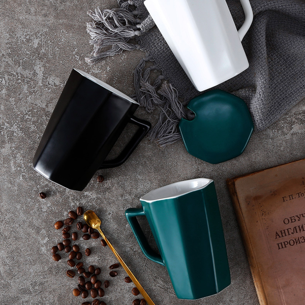 Modern Mug- Mug for coffee, tea mug, cappuccino mug | Cups and Mugs for Coffee Table & Home Decor