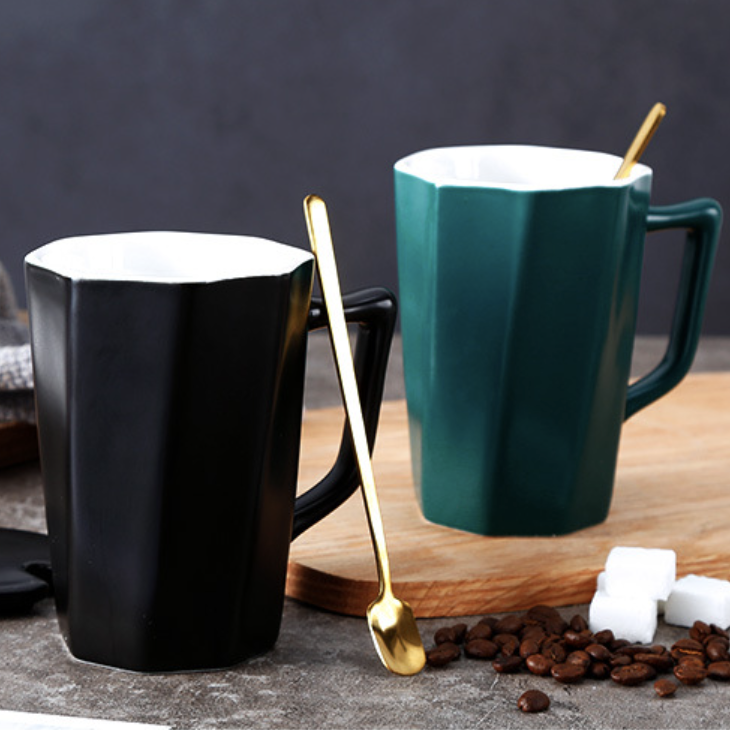 Modern Mug- Mug for coffee, tea mug, cappuccino mug | Cups and Mugs for Coffee Table & Home Decor