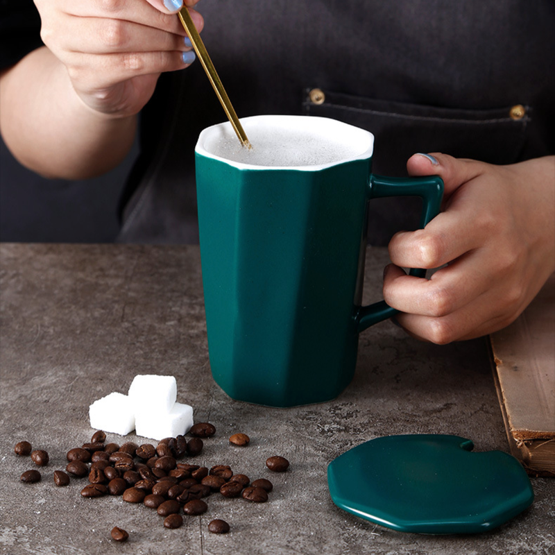 Modern Mug- Mug for coffee, tea mug, cappuccino mug | Cups and Mugs for Coffee Table & Home Decor