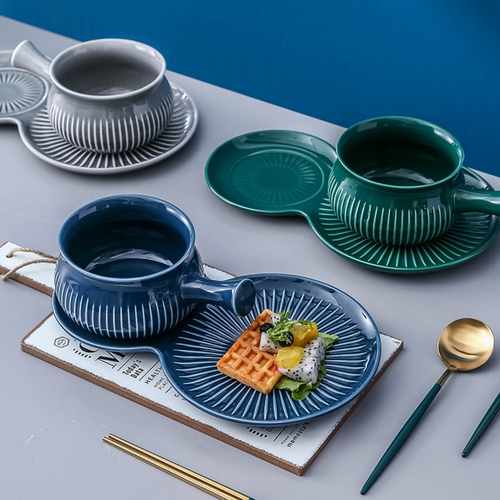 Ceramic Bowl and Plate Set - Bowl, soup bowl, ceramic bowl, snack bowls, curry bowl, popcorn bowls | Bowls for dining table & home decor