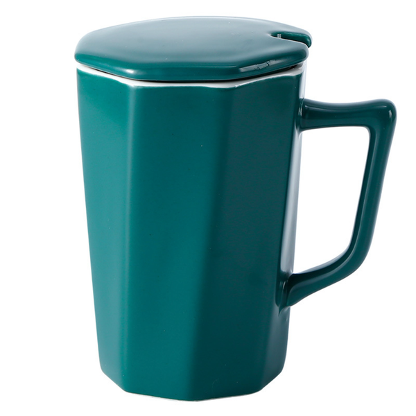 Mug and Spoon Set- Mug for coffee, tea mug, cappuccino mug | Cups and Mugs for Coffee Table & Home Decor