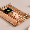 Wooden Serving Tray With Handle