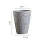 Grey Tall Textured Pot - Indoor planters and flower pots | Home decor items