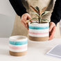 Multicolour Plant Pot Set Of 3 - Plant pot and plant stands | Room decor items