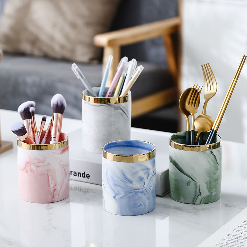 Luxe Ceramic Organiser Pink