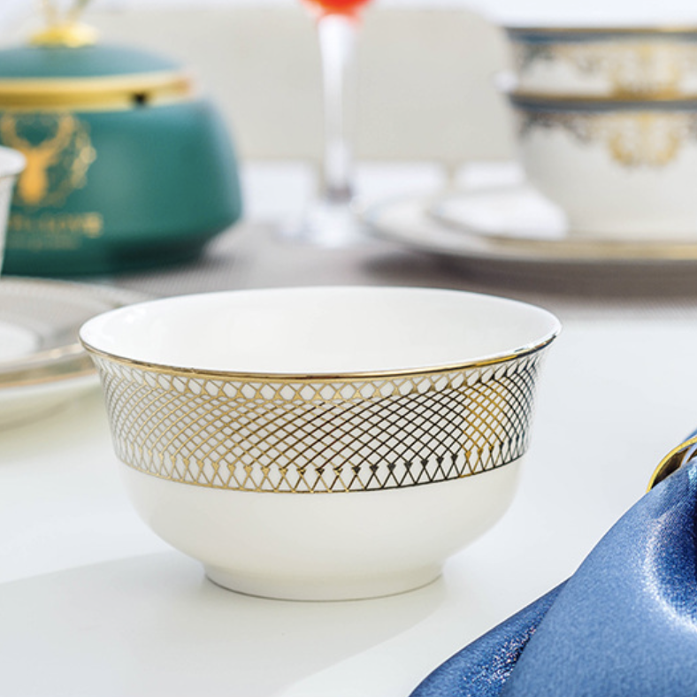 Aurelea Side Bowl 300 ml - Bowl, soup bowl, ceramic bowl, snack bowls, curry bowl, popcorn bowls | Bowls for dining table & home decor