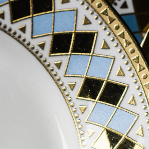 Aurelea Vivid Dinner Plate - Serving plate, lunch plate, ceramic dinner plates| Plates for dining table & home decor