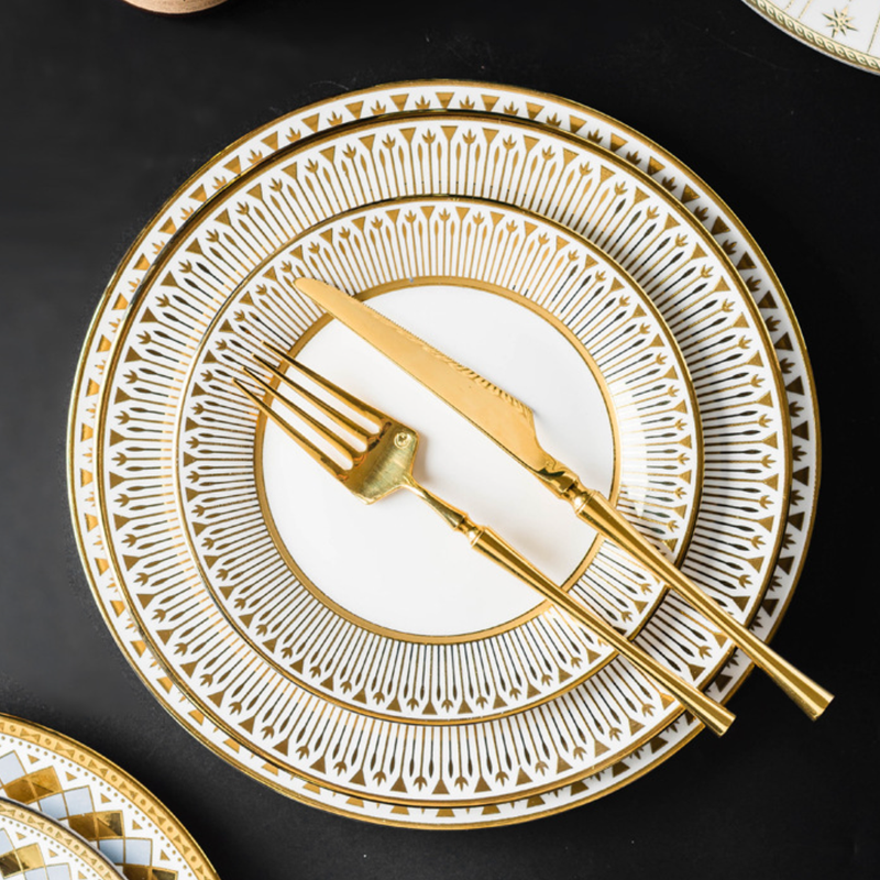 Aurelea Abstract Snack Plate - Serving plate, snack plate, dessert plate | Plates for dining & home decor