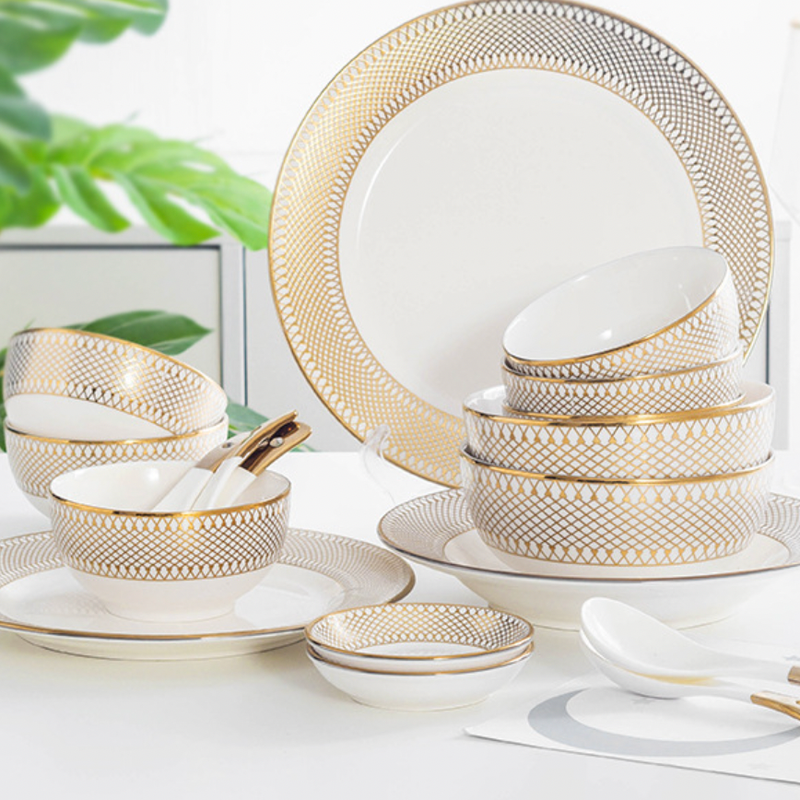 Aurelea Pasta Plate - Serving plate, pasta plate, lunch plate, deep plate | Plates for dining table & home decor