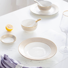 Aurelea Dinner Plate - Serving plate, snack plate, ceramic dinner plates| Plates for dining table & home decor