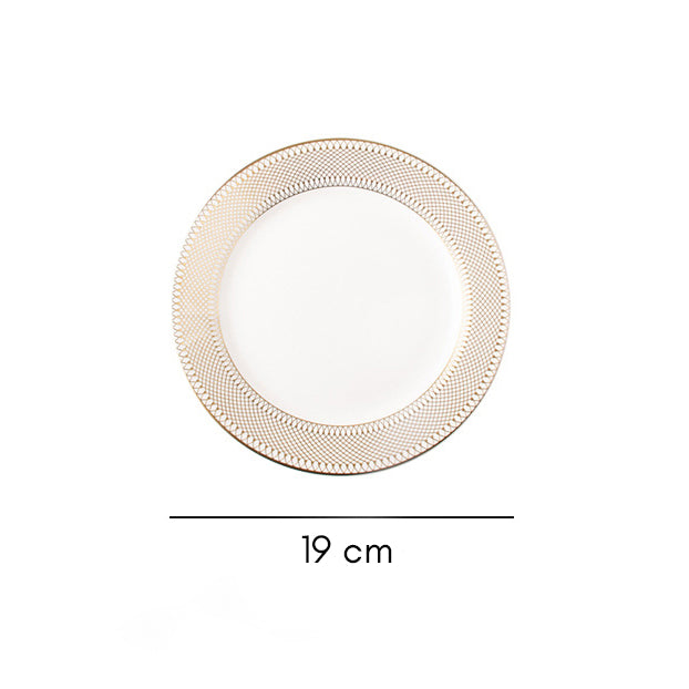 Aurelea Snack Plate - Serving plate, snack plate, dessert plate | Plates for dining & home decor