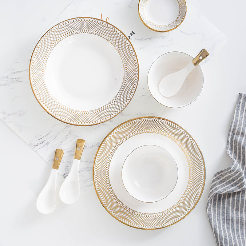 Aurelea Snack Plate - Serving plate, snack plate, dessert plate | Plates for dining & home decor