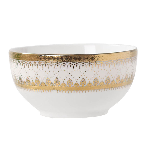 Aurelea Festive Side Bowl 300 ml - Bowl, soup bowl, ceramic bowl, snack bowls, curry bowl, popcorn bowls | Bowls for dining table & home decor
