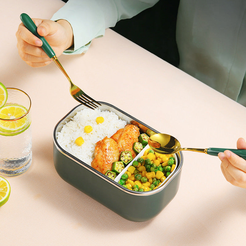 Fresh Meal Electric Hot Lunch Box Green - Lunch box