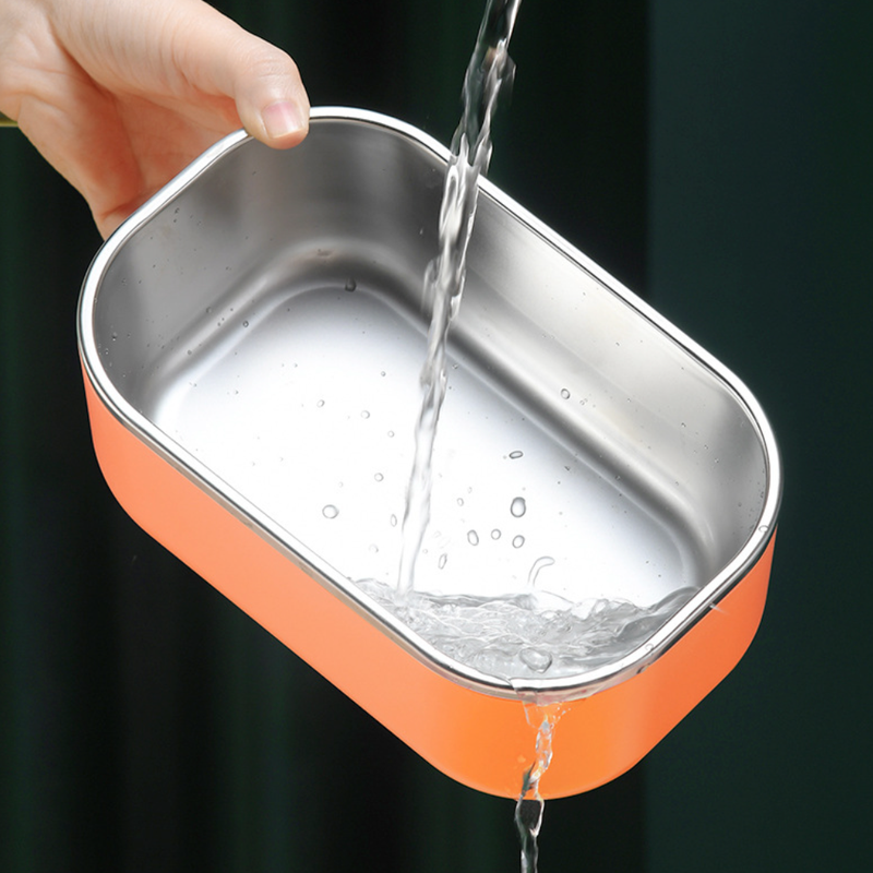 Fresh Meal Electric Hot Lunch Box Orange - Lunch box