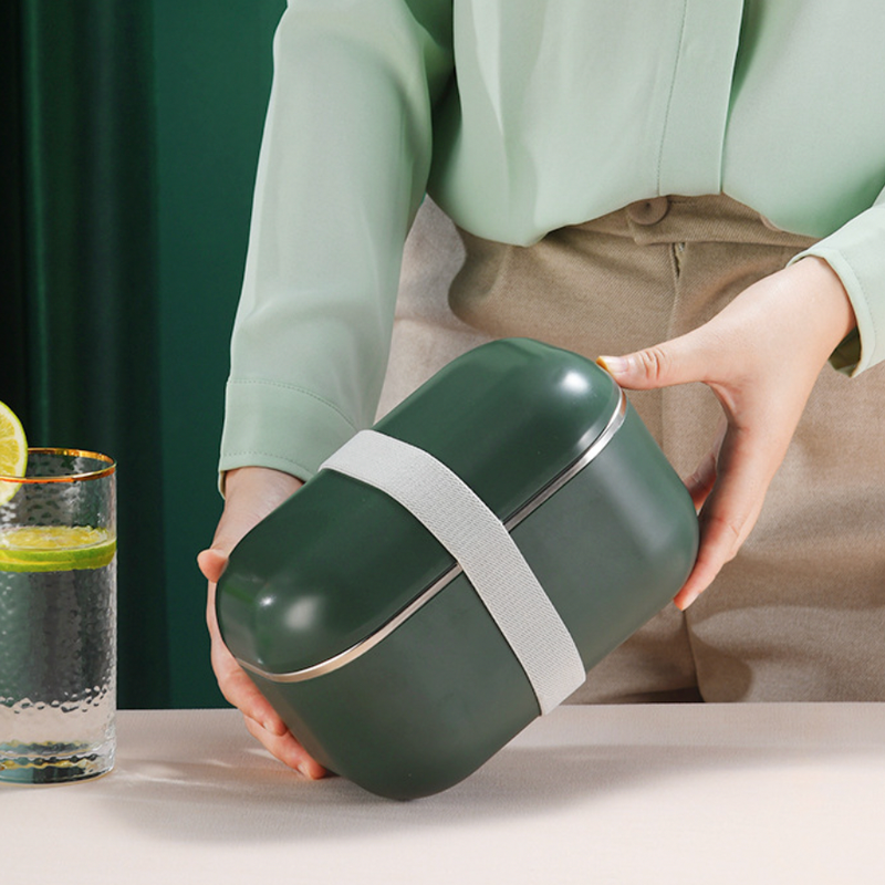 Fresh Meal Electric Hot Lunch Box Green - Lunch box
