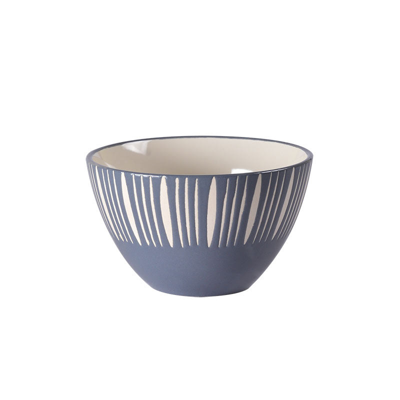 Celeste Pewter Grey Bowl 550ml - Bowl, soup bowl, ceramic bowl, snack bowls, curry bowl, popcorn bowls | Bowls for dining table & home decor