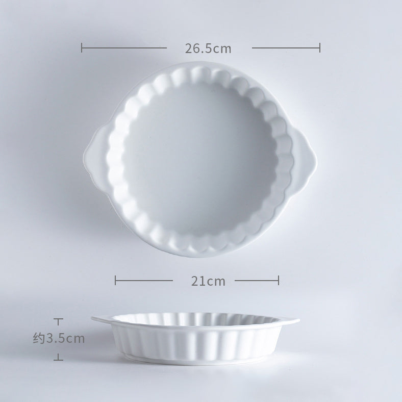 Glacial White Baking Tray 10 Inch - Baking Tray