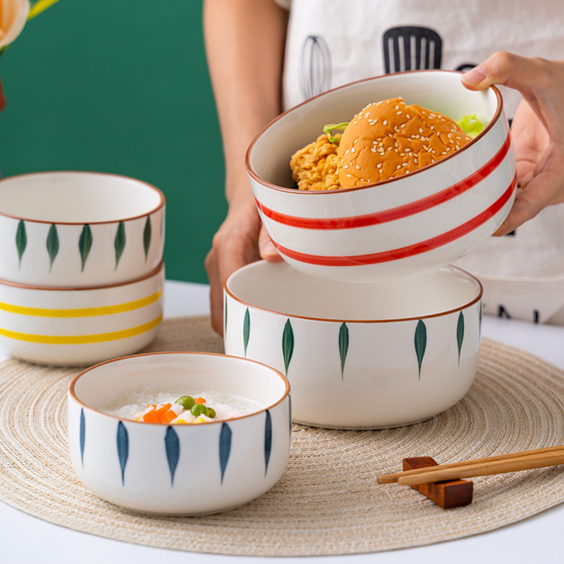 Teardrop Ceramic Soup Bowl Blue - Bowl, soup bowl, ceramic bowl, snack bowls, curry bowl, popcorn bowls | Bowls for dining table & home decor