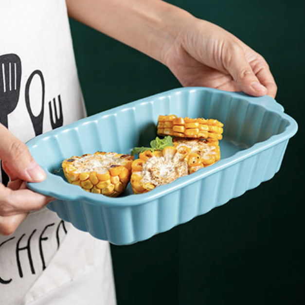 Blue Muffin Textured Baking Tray 7 Inch - Baking Dish