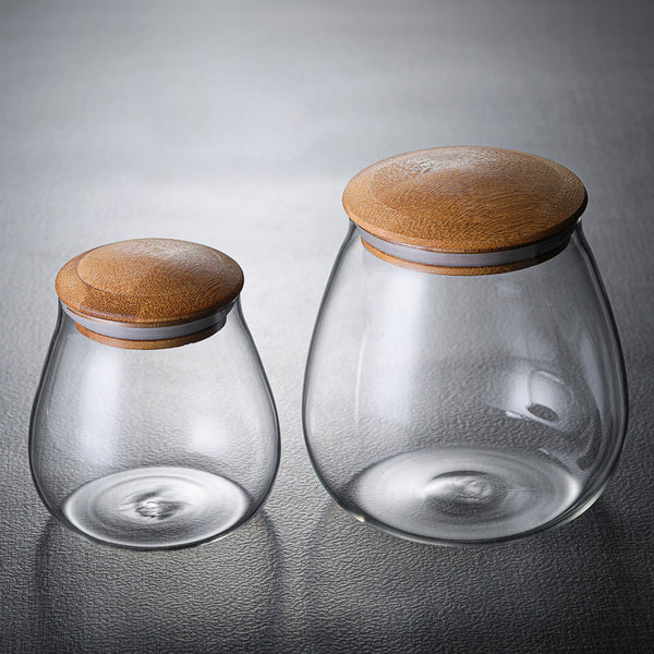 Pear Shaped Glass Jar Large - Jar