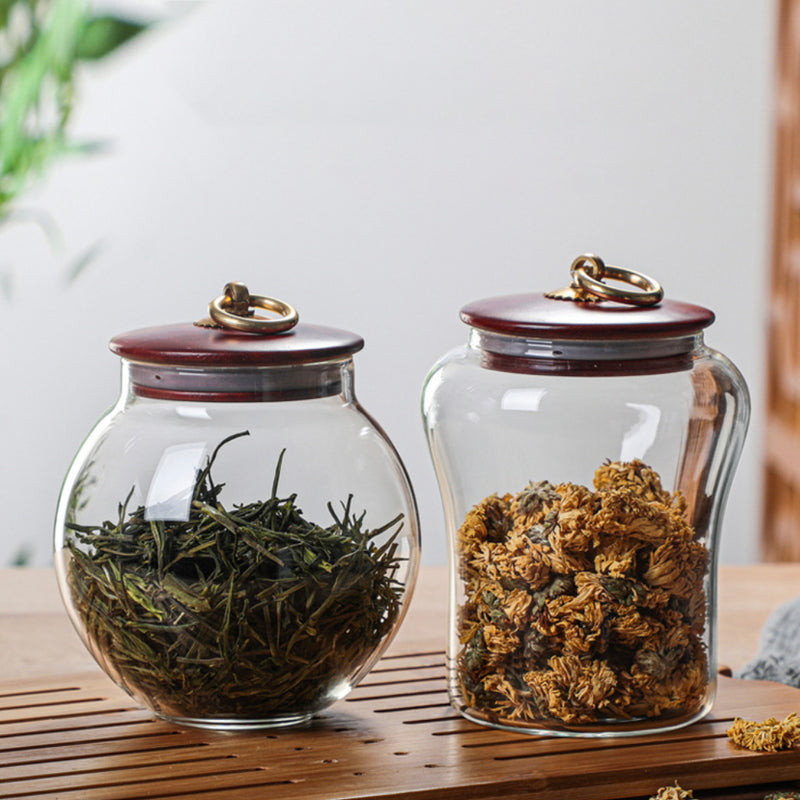 Glass Jar With Airtight Lid - Jar