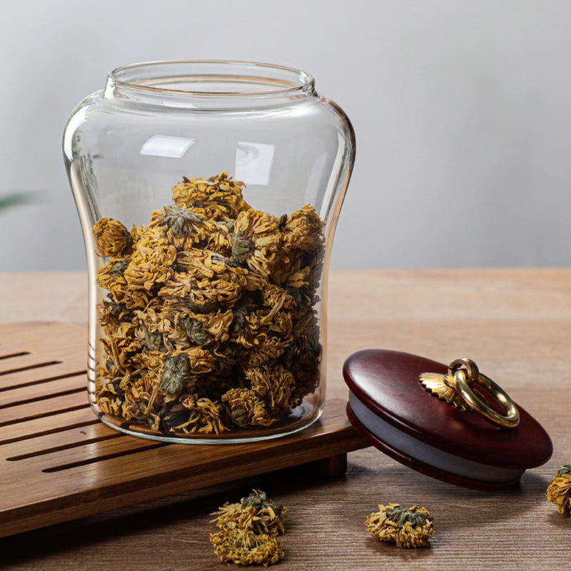 Glass Jar With Airtight Lid - Jar