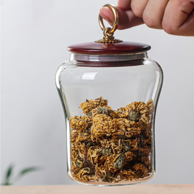 Glass Jar With Airtight Lid - Jar