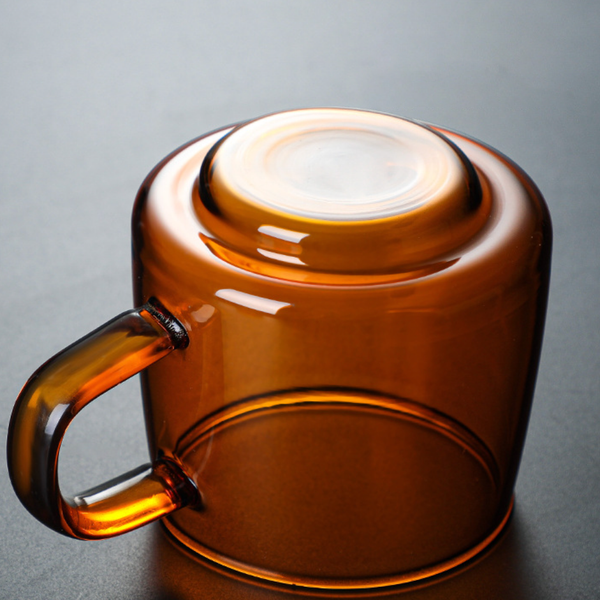 Borosilicate Glass Cup Amber