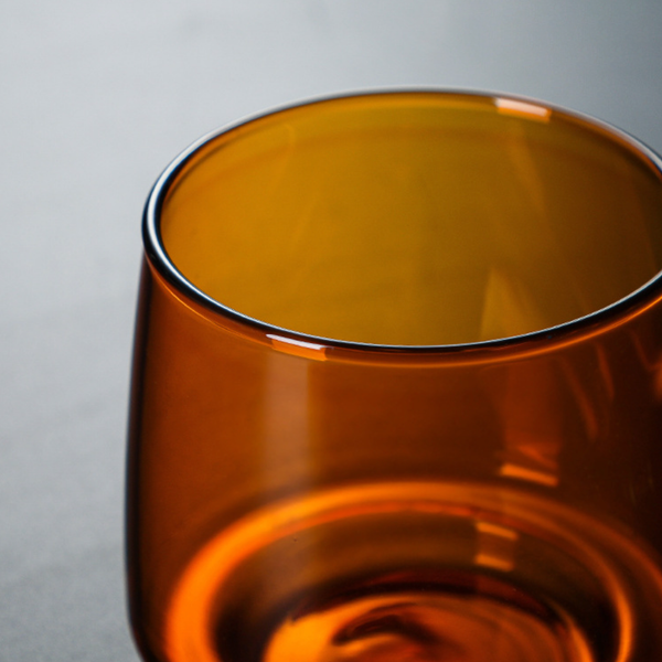 Borosilicate Glass Cup Amber