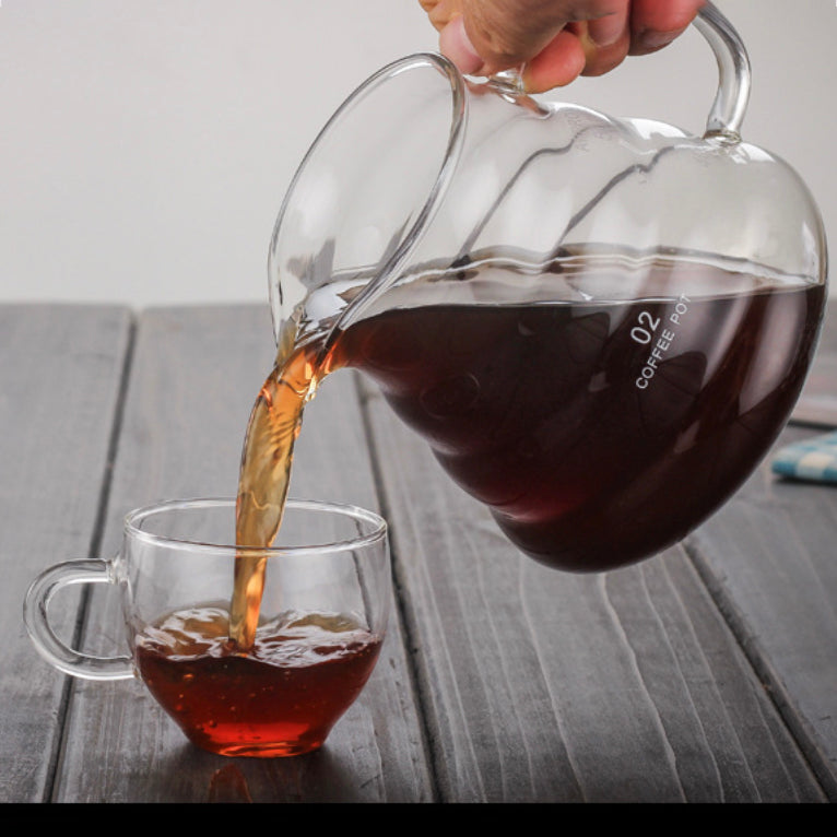 Glass Coffee Pot With Lid Small - Glass pot, glass teapot, pot with lid | Glass pot for Dining table & Home Decor