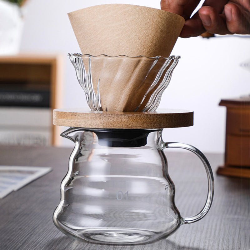 Glass Coffee Pot With Lid Small - Glass pot, glass teapot, pot with lid | Glass pot for Dining table & Home Decor