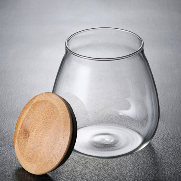 Pear Shaped Glass Jar Large - Jar