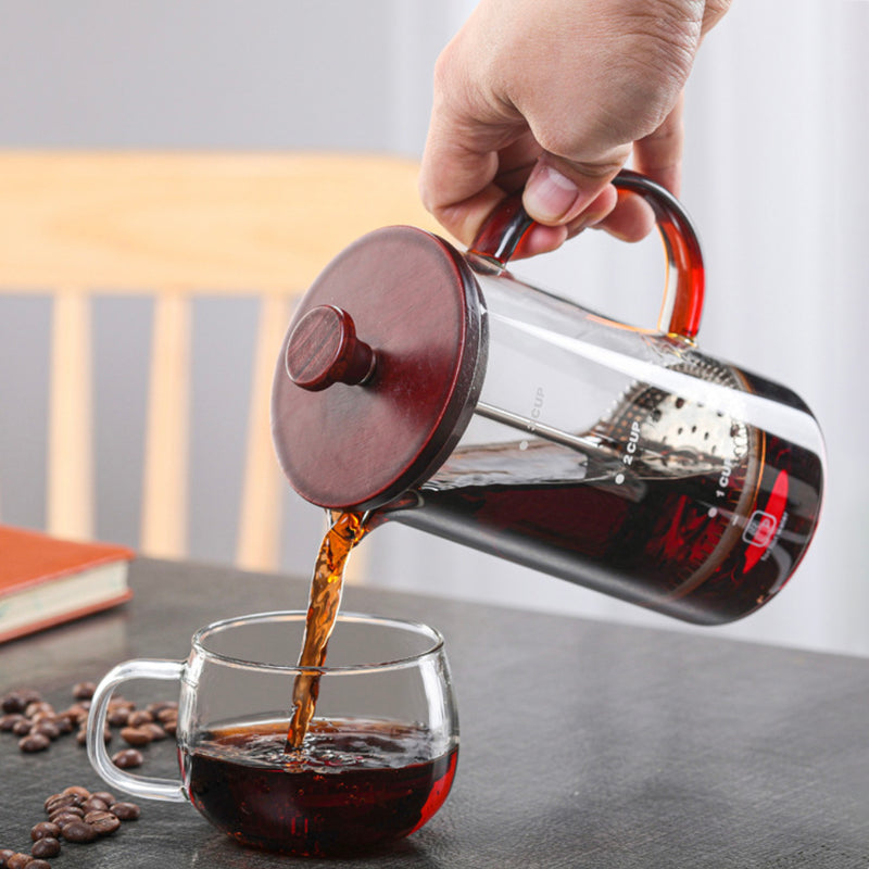 Glass French Press Coffee Maker Pot- French press coffee maker, coffee pot | Coffee pot for Dining Table & Home Decor