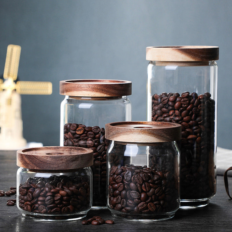 Clear Glass Jar With Lid Large - Jar