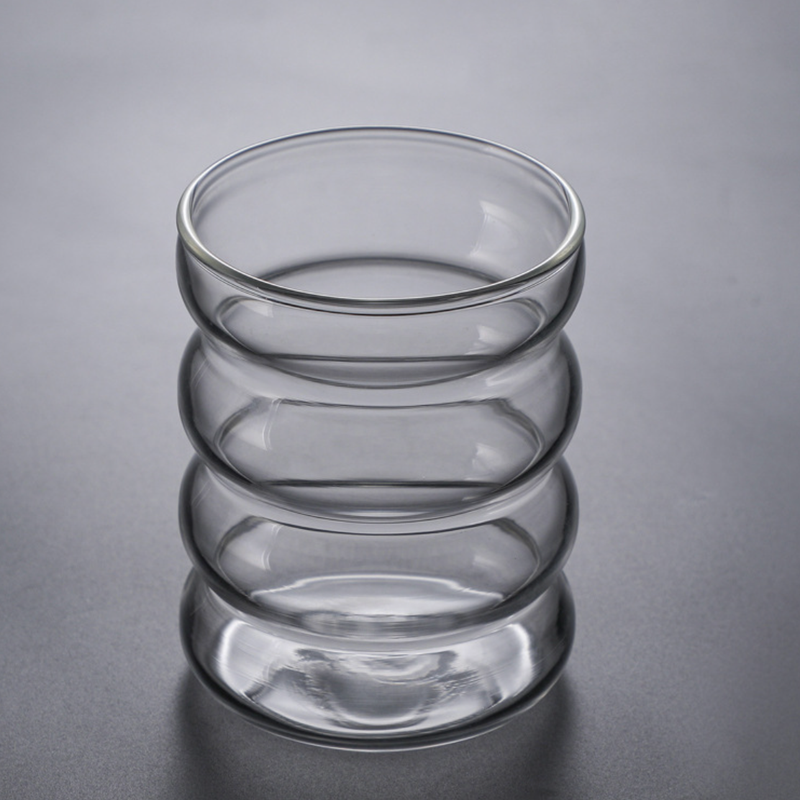 Ripple Puffy Glass Transparent