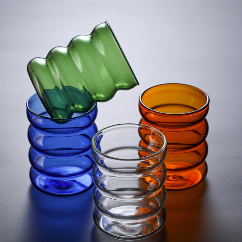 Ripple Puffy Glass Transparent