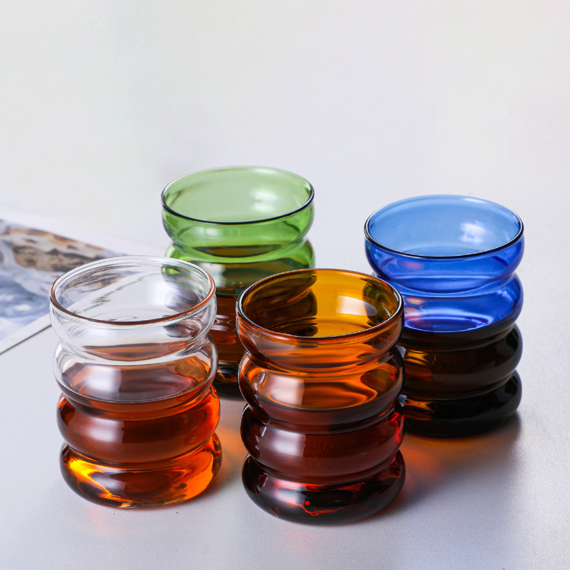 Ripple Puffy Glass Transparent