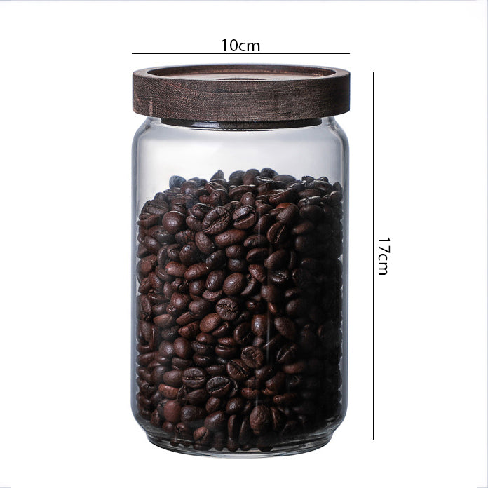 Clear Glass Jar With Lid Small - Jar