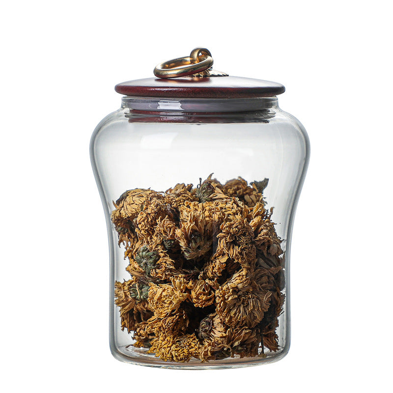 Glass Jar With Airtight Lid - Jar