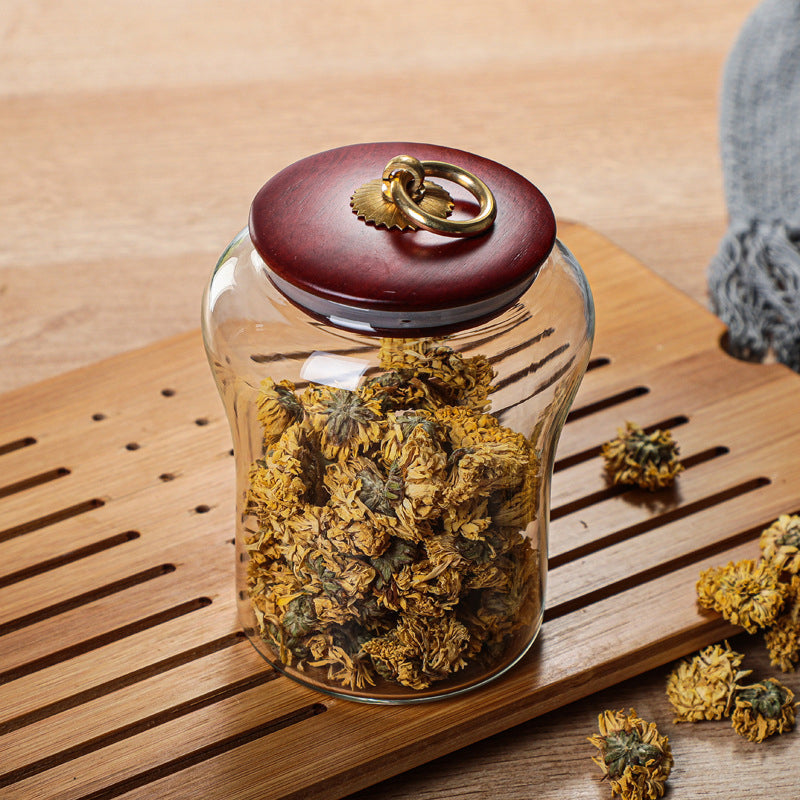 Glass Jar With Airtight Lid - Jar